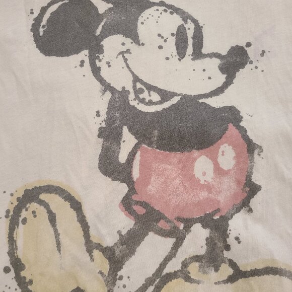 Hollister Mickey Mouse cut off tank top EUC Size S - Picture 2 of 5